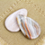 Stress-relieving stones, 'Paradise Drops' (set of 2) - Set of 2 Drop-Shaped Marble Stress-Relieving Stones (image 2) thumbail