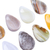 Stress-relieving stones, 'Paradise Drops' (set of 2) - Set of 2 Drop-Shaped Marble Stress-Relieving Stones (image 2c) thumbail