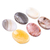 Stressabbauende Steine, (2er-Set) - Set mit 2 ovalen, stressabbauenden Steinen aus wiedergewonnenem Marmor