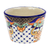Blumentopf aus Keramik - Handgefertigter Talavera-Keramik-Blumentopf in Blau und Weiß