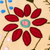 Embroidered placemat, 'Flowery Delight' - Handcrafted Embroidered Placemat with Floral Details (image 2d) thumbail
