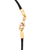 Gold-accented howlite pendant necklace, 'Harmonious Gathering' - 14k Gold-Accented Pendant Necklace with Howlite Flower