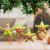 Ceramic ornaments, 'Olive Constellation' (set of 4) - Set of 4 Handcrafted Talavera Star Ceramic Ornaments (image 2) thumbail