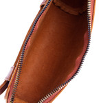 Leather fanny pack, 'Redwood Convenience' - Redwood Leather Fanny Pack with Zipper Closure