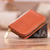 Leather coin purse, 'Chic Richness' - Brown Leather Coin Purse with Zipper Closure