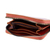 Leather coin purse, 'Chic Richness' - Brown Leather Coin Purse with Zipper Closure