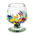 Handblown glass goblets, 'Chromatic Ceremony' (set of 4) - Set of 4 Colorful Handblown Glass Goblets from Mexico (image 2c) thumbail