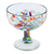 Handblown cocktail glasses, 'Chromatic Celebration' (set of 4) - Set of 4 colourful Handblown Cocktail Glasses from Mexico