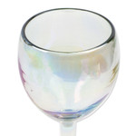 Handblown wine glasses, 'Ethereal Fineness' (set of 4) - Set of 4 Clear Handblown Wine Glasses from Mexico
