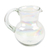 Handblown glass pitcher, 'Ethereal Splendor' - Eco-Friendly Clear Handblown Recycled Glass Pitcher