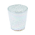 Handblown recycled glass tumblers, 'Frosted White' (set of 6) - 6 Frosted Iridescent Tumblers Handblown from Recycled Glass (image 2c) thumbail