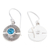 Topaz dangle earrings, 'Altar of The Wise' - Sterling Silver Dangle Earrings with Faceted Topaz Stones (image 2c) thumbail