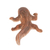Ceramic figurine, 'Divine Axolotl' - Handcrafted Brown Ceramic Figurine of Axolotl from Mexico (image 2d) thumbail