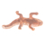 Ceramic figurine, 'Divine Axolotl' - Handcrafted Brown Ceramic Figurine of Axolotl from Mexico
