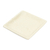 Marmorplatte - Quadratischer Teller im Ecru-Ton, handgefertigt aus Marmor