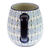 Ceramic mug, 'Web in Blue' - Mexican Talavera-Style Ceramic Mug Hand-Painted in Blue (image 2e) thumbail