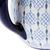 Ceramic mug, 'Web in Blue' - Mexican Talavera-Style Ceramic Mug Hand-Painted in Blue (image 2g) thumbail