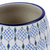 Ceramic mug, 'Web in Blue' - Mexican Talavera-Style Ceramic Mug Hand-Painted in Blue (image 2h) thumbail