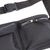 Leather fanny pack, 'Intrepid Darkness' - Black Leather Fanny Pack with Two Front Pockets