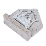 Pewter and reclaimed stone nativity scene, 'Shining Miracle' - Eco-Friendly Pewter and Reclaimed Stone Nativity Scene