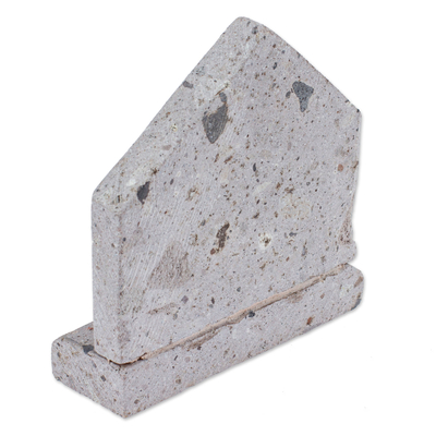 Krippe aus Zinn und recyceltem Stein - Umweltfreundliche Krippe aus Zinn und recyceltem Stein