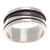Sterling silver band ring, 'Rustic Charm' - Modern Sterling Silver Band Ring Crafted in Mexico (image 2c) thumbail