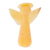 Onyx statuette, 'Warm Heaven' - Handcrafted Onyx Angel Statuette from Mexico thumbail