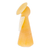 Onyx statuette, 'Warm Heaven' - Handcrafted Onyx Angel Statuette from Mexico (image 2b) thumbail