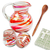 Gift box, 'Soiree' - Mexico Gift Box Blown Glass Pitcher-2 Glasses – Wood Spoon thumbail