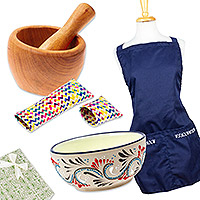 Curated gift box, 'Culinary Delight' - 4-Item Culinary-Themed Curated Gift Set Crafted in Mexico