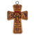 Decoupage cross, 'Virgin of Guadalupe and Angels' - Decoupage on Pinewood Cross of The Virgin of Guadalupe (image 2a) thumbail