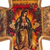 Decoupage cross, 'Virgin of Guadalupe and Angels' - Decoupage on Pinewood Cross of The Virgin of Guadalupe (image 2c) thumbail