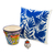 Gift box, 'Mexican Decor' - Otomi Cushion Cover-Ceramic Planter--Miracles Heart Wall Art (image 2a) thumbail