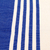 Tischtuch aus Baumwolle, 'Indigo Union'. - Handgewebte Tischdecke aus indigoblauer und weißer Baumwolle aus Mexiko