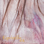 'Woodpecker in Eucalyptus Tree' - Acrylic and Dyes on Paper Painting of A Woodpecker in A Tree