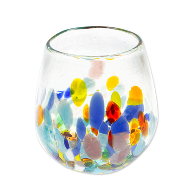 BiwhangCraft Hand Blown Colored Stemless 4 oz Martini Glasses Set of 4,  Elegant Mini Crystal Cocktai…See more BiwhangCraft Hand Blown Colored  Stemless