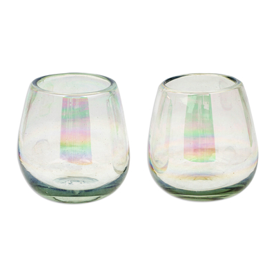 Handblown Recycled Wine Glass, Set of 4 – Salt & Sundry