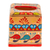 Keramik-Hülle für Tissue-Boxen, 'Spring Convenience'. - Handgefertigte Talavera Floral Keramik Tissue Box Abdeckung