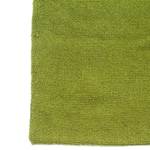 Wool tote bag, 'Royal Olive' - Handloomed Solid Olive Wool Tote Bag from Mexico