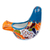 Ceramic flower pot, 'Glacier Coo' - Talavera Glacier Blue Ceramic Pigeon Flower Pot from Mexico