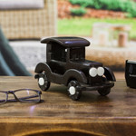 Onyx sculpture, 'Those Classic Days' - Handmade Natural Onyx Sculpture of a Classic Car from Mexico