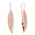 Copper-plated sterling silver drop earrings, 'Foliage Majesty' - Leafy Sterling Silver Drop Earrings with Copper Plating