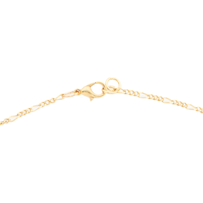Gold-plated papier mache waterfall necklace, 'Mystic Adoration' - 14k Gold-Plated Waterfall Necklace with Heart-Shaped Motifs