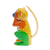 Wood alebrije figurine, 'Astonished Monkey' - Wood Monkey Alebrije Figurine Painted in Green and Yellow (image 2d) thumbail