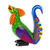 Wood alebrije figurine, 'Impressive Rooster' - Colorful Wood Rooster Alebrije Figurine Painted by Hand thumbail