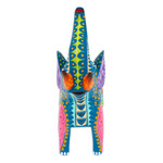 Wood alebrije figurine, 'Spectacular Elephant' - Hand-Painted Mexican Wood Alebrije Elephant Figurine