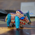 Wood alebrije figurine, 'Formidable Bull' - Wood Alebrije Bull Figurine Hand-Painted in Mexico