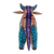 Wood alebrije figurine, 'Formidable Bull' - Wood Alebrije Bull Figurine Hand-Painted in Mexico