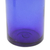 Vasos de vidrio reciclado soplado, (par) - Par de vasos de vidrio reciclado soplado a mano en azul cobalto