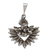 Sterling silver pendant, 'Cherub's Glory' - Religious Cherub-Themed Sterling Silver Pendant from Mexico